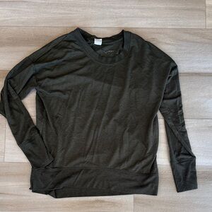 Avia Women's Long Sleeve Tee - Dark Olive